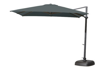  4 Seasons Outdoor | Zweefparasol Siesta 300 x 300 cm | Antraciet-Charcoal 750249-31